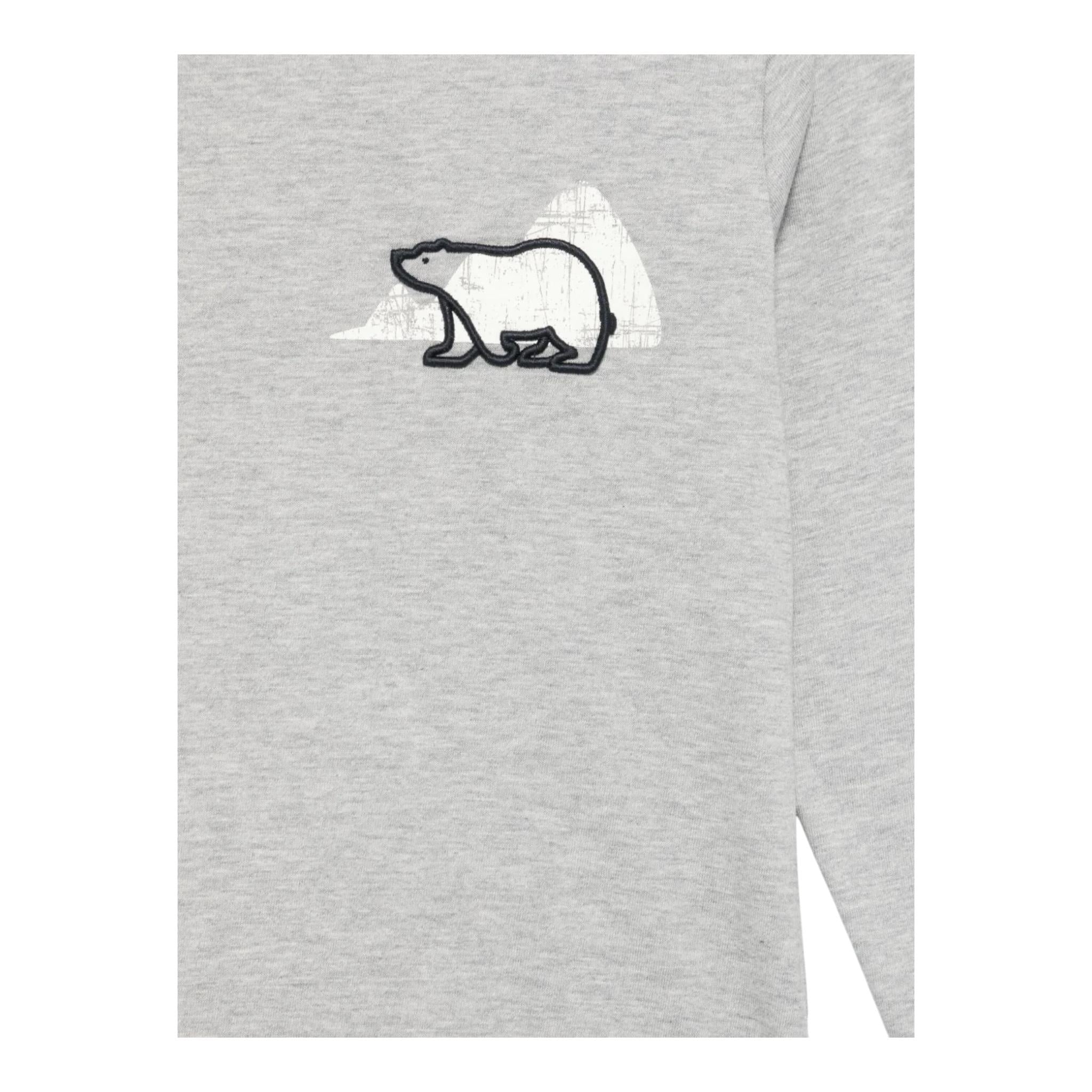 IL GUFO shirt girocollo tinta unita con stampa Grigio per Neonato A24TA350MF002 GRIGIO IL GUFO