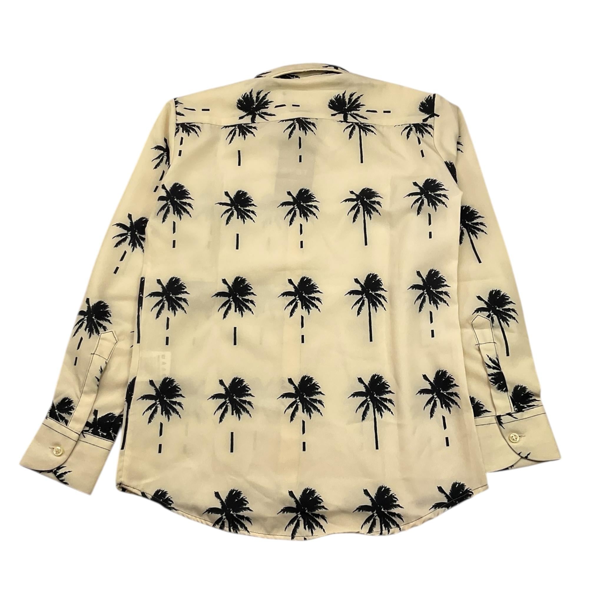STAY STREET camicia tinta unita con stampa palme Beige per Bambino CB903 BEIGE STAY STREET
