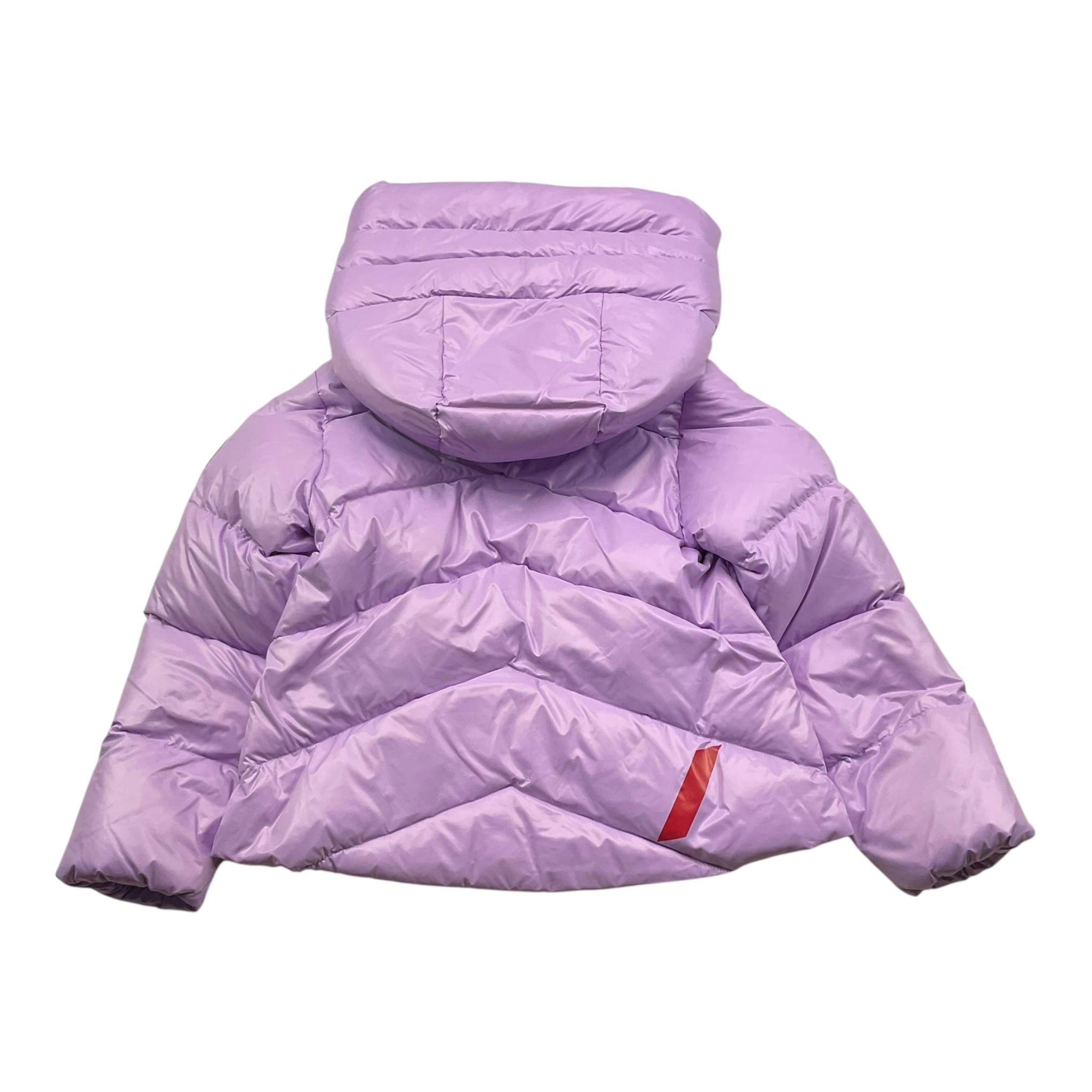 AFTER LABEL giubbino tinta unita con zip e cappuccio Lilla per Bambina 3441O00005 LILLA AFTER LABEL