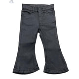 DONDUP pantalone tinta unita modello zampa Nero per Bambina DFPA105 NERO DONDUP