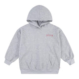 LEVI'S felpa tinta unita con cappuccio e stampa Grigio per Neonata 3EL076N GRIGIO LEVI'S