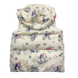 K-WAY giubbino tinta unita con zip smanicato Bianco per Bambino K5135SW BIANCO K-WAY