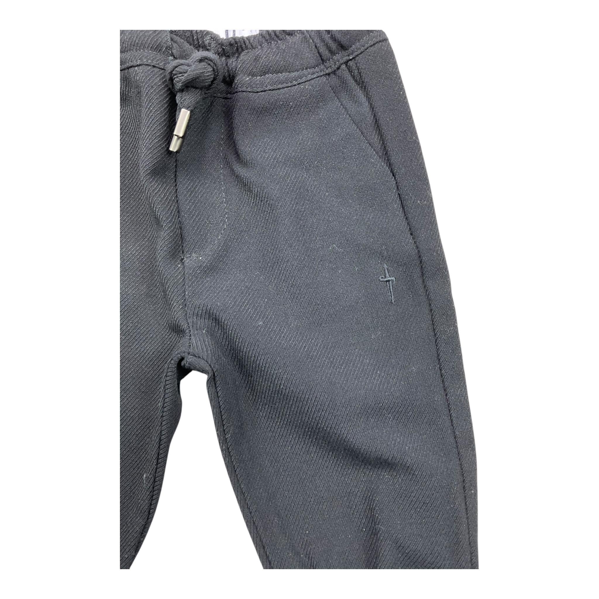 CESARE PACIOTTI pantalone modello tuta tinta unita con stampa Nero per Neonato PTP5351B NERO CESARE PACIOTTI
