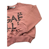 GAELLE felpa chiusa girocollo tinta unita cn stampa logo Rosa per Bambina 2741F00318X ROSA GAELLE