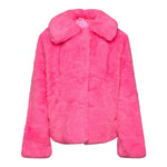 BillIEBLUSH pelliccia tinta unita cn stampa paillettata Fuxia per Neonata U20436 FUXIA BillIEBLUSH