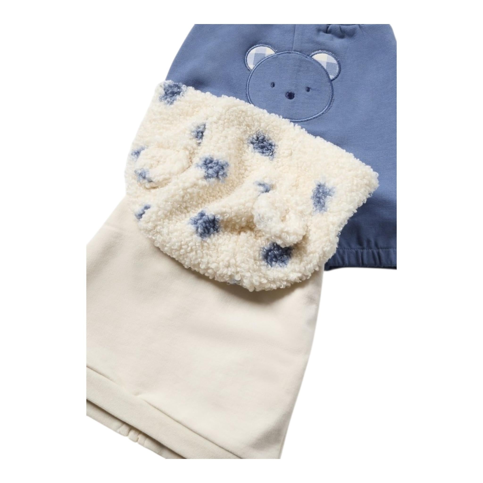 MAYORAL completo 3pz felpa-pantalone-shirt Panna per Neonato 2629 PANNA MAYORAL
