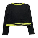 MARC ELLIS maglia tinta unita girocollo con stampa Nero per Bambina JMJSW00183XX NERO MARC ELLIS