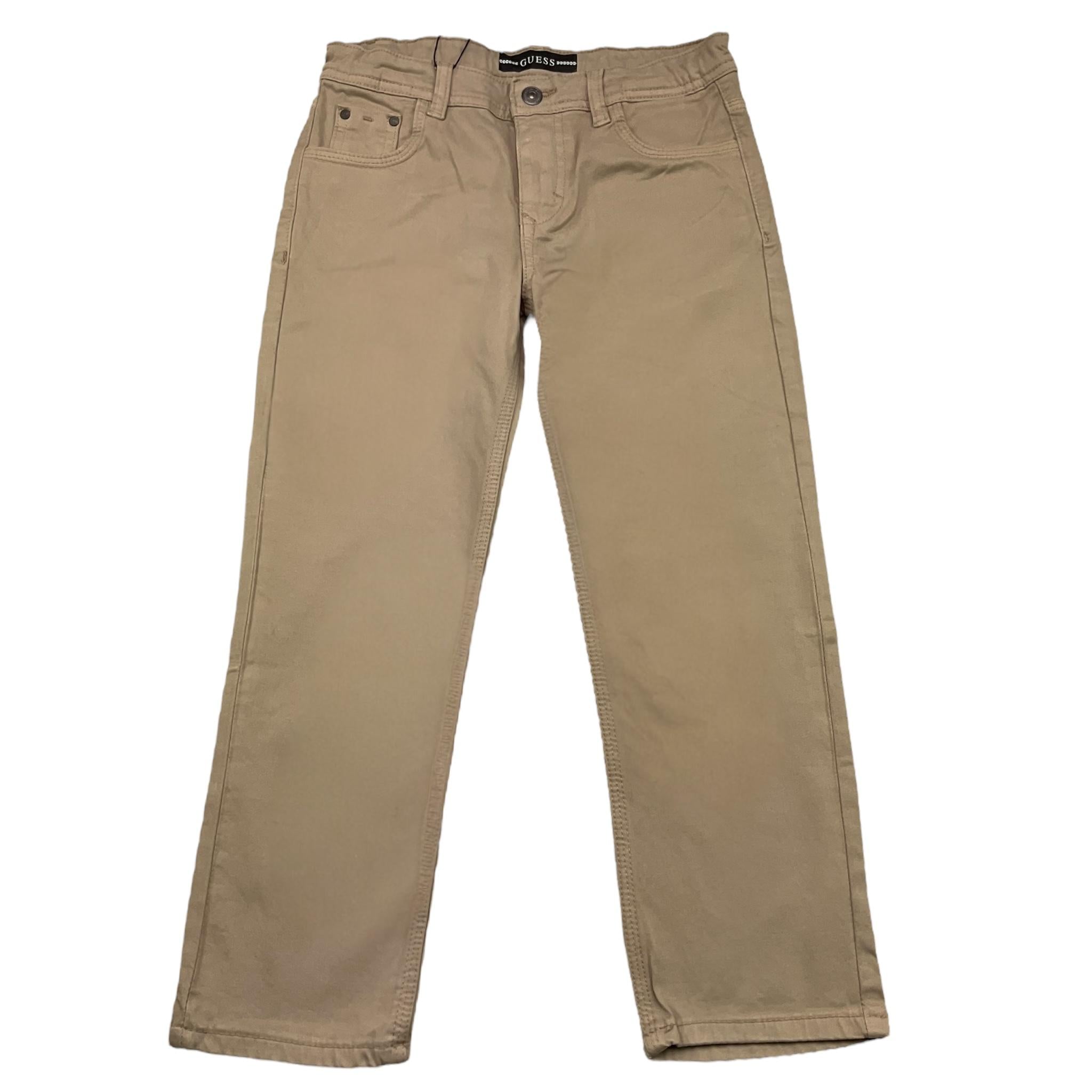 GUESS pantalone tinta unita con girovita regolable Beige per Bambino N4YB05WDD52 BEIGE GUESS