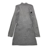 MISS EBITA abito tinta unita mezzo collo in maglia Grigio per Bambina 243060G GRIGIO MISS EBITA