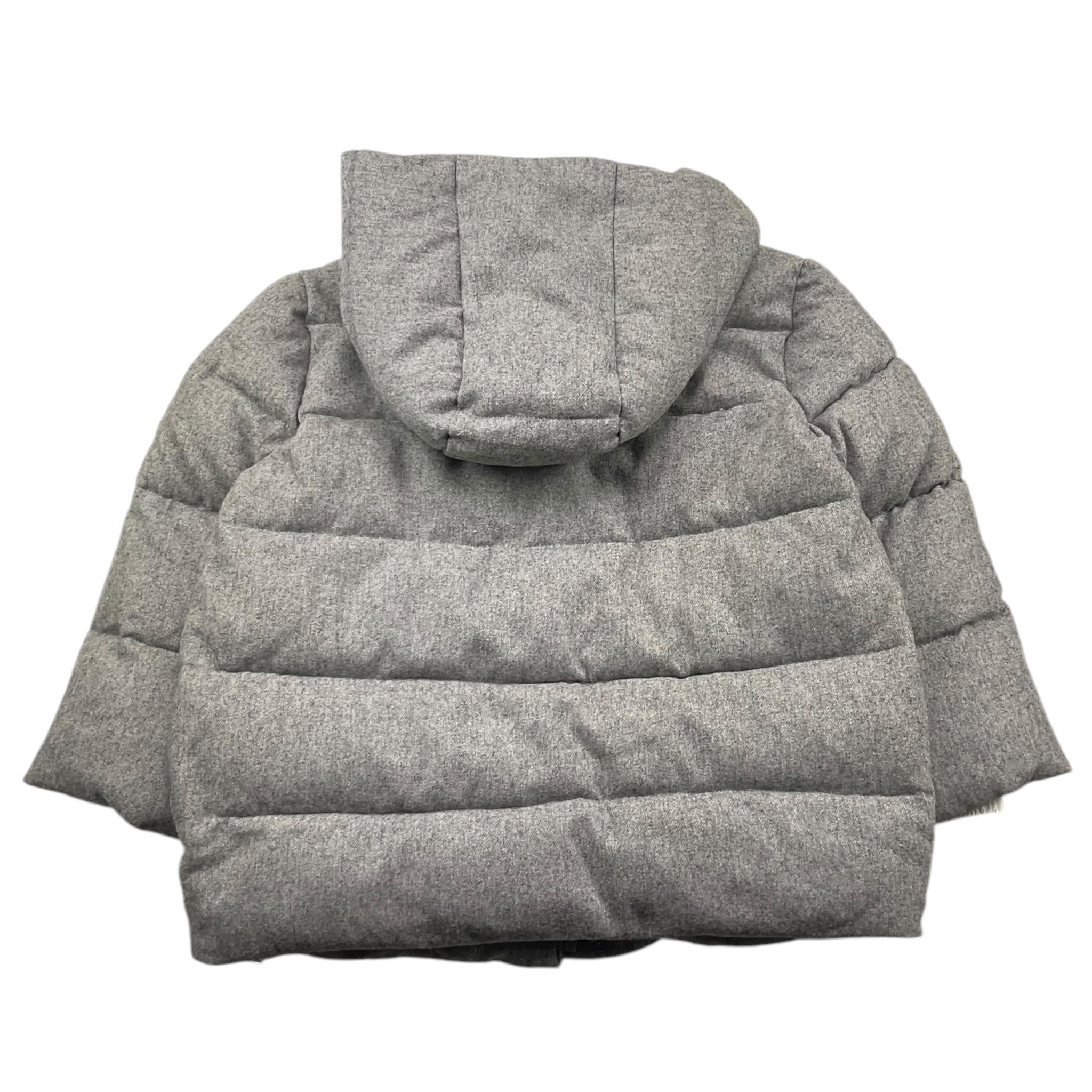 ERMANNO SCERVINO giubbino tinta unita cn cappuccio Grigio per Bambino SFGB023 GRIGIO ERMANNO SCERVINO