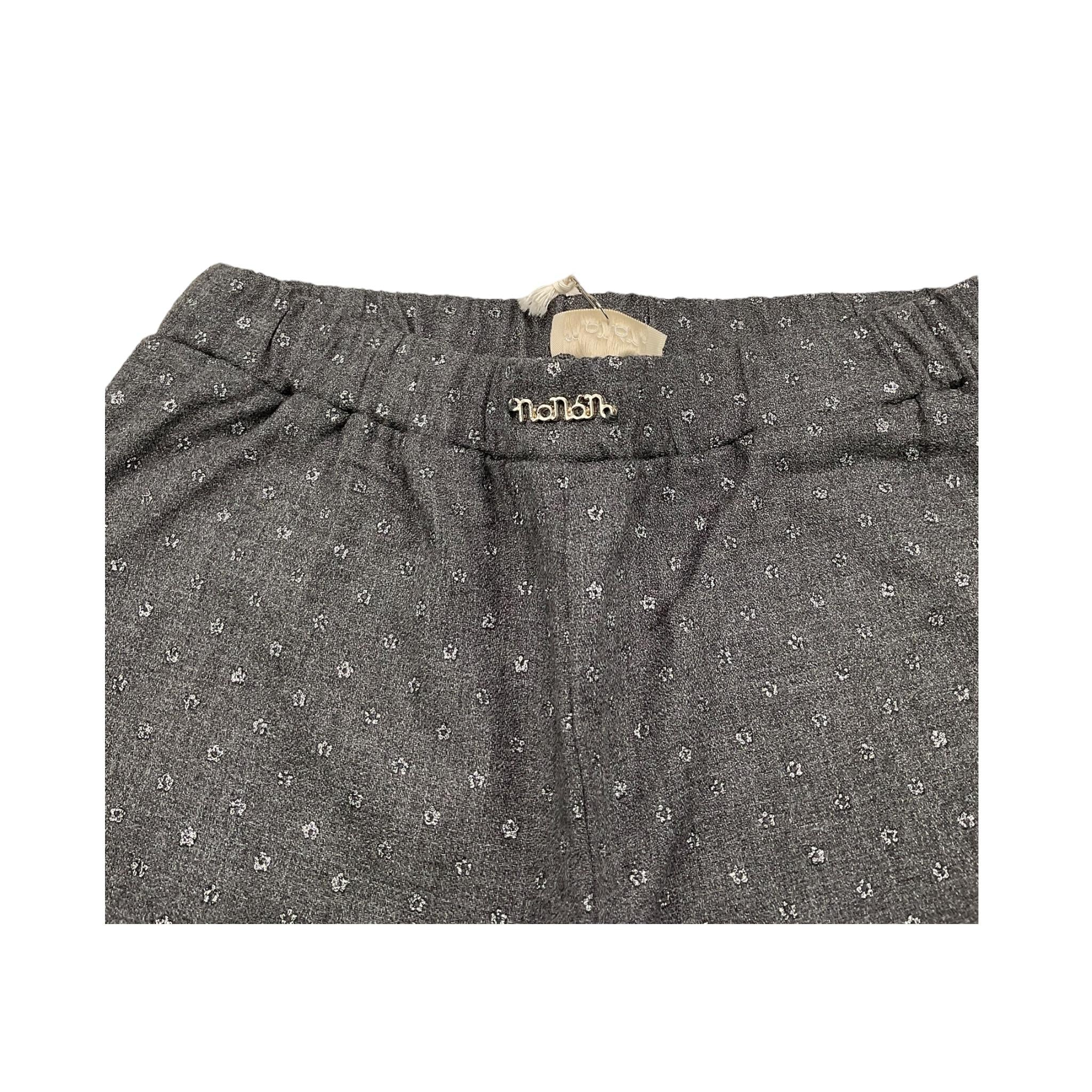 NANAN pantalone tinta unita modello palazzo Grigio per Bambina I2343248GR GRIGIO NANAN