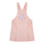 SAINT BARTH salopette tinta unita con taschino fantasia fiori Rosa per Bambina TEC0001 ROSA SAINT BARTH