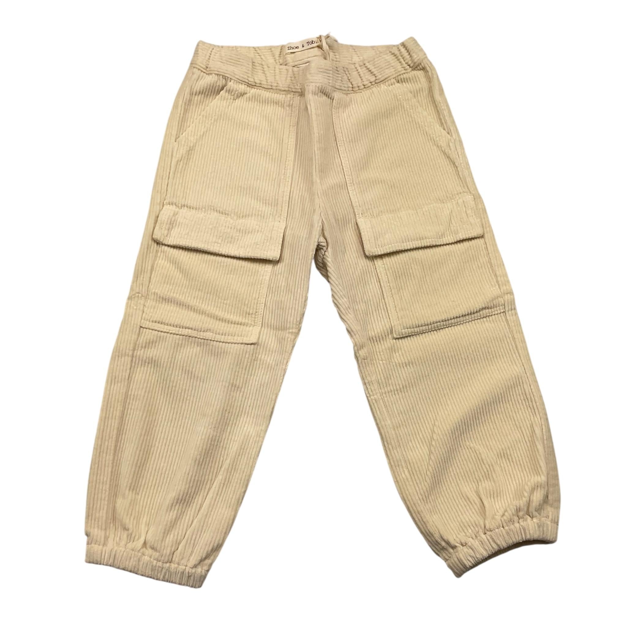 ZHOE & TOBIAH pantalone tinta unita a costine Panna per Neonato PJK19XX PANNA ZHOE & TOBIAH