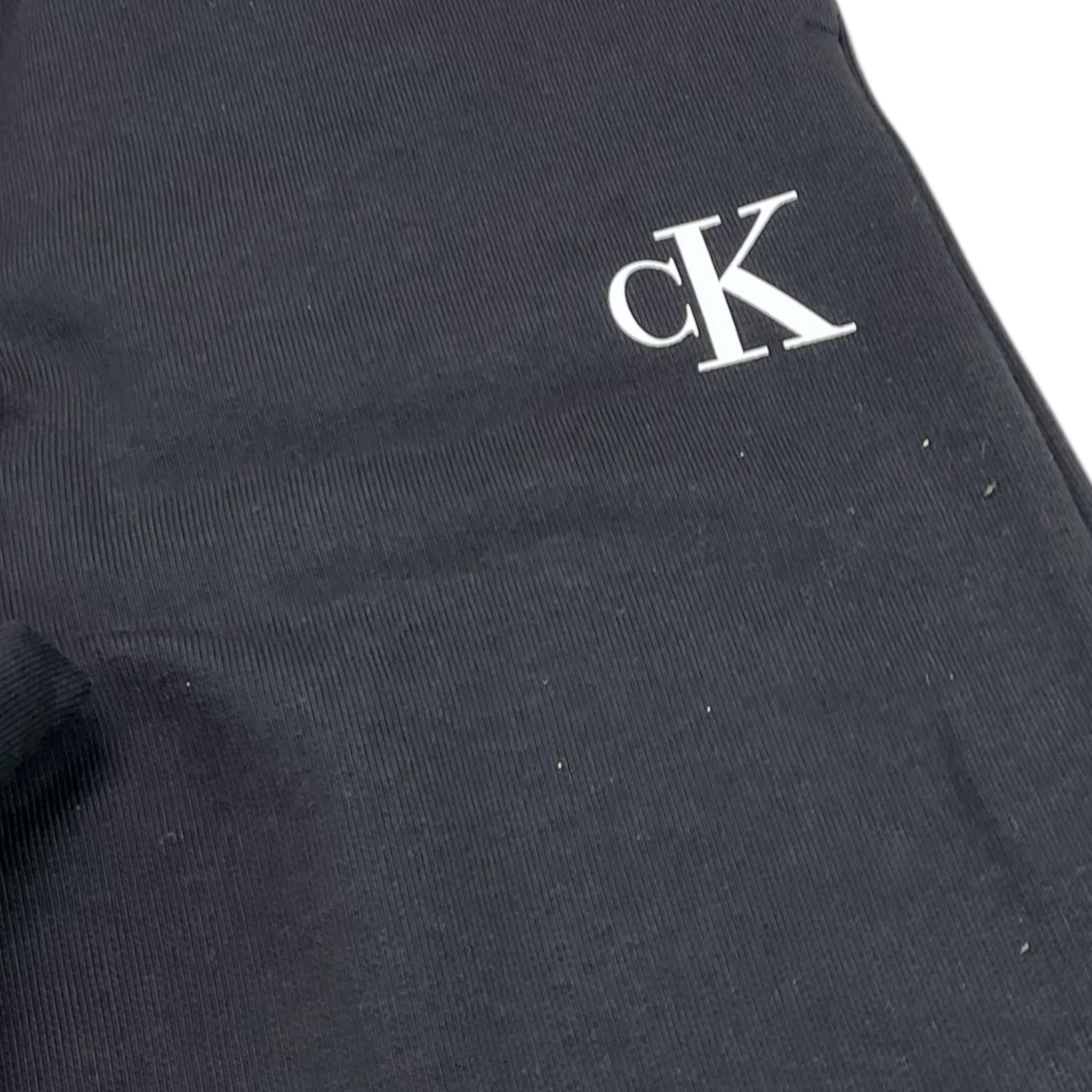 CALVIN KLEIN pantalone modello a palazzo tinta unita Nero per Bambina IG0IG02174 NERO CALVIN KLEIN