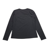 MARC ELLIS shirt girocollo tinta unita con brillantini Nero per Bambina JMJTS15470 NERO MARC ELLIS