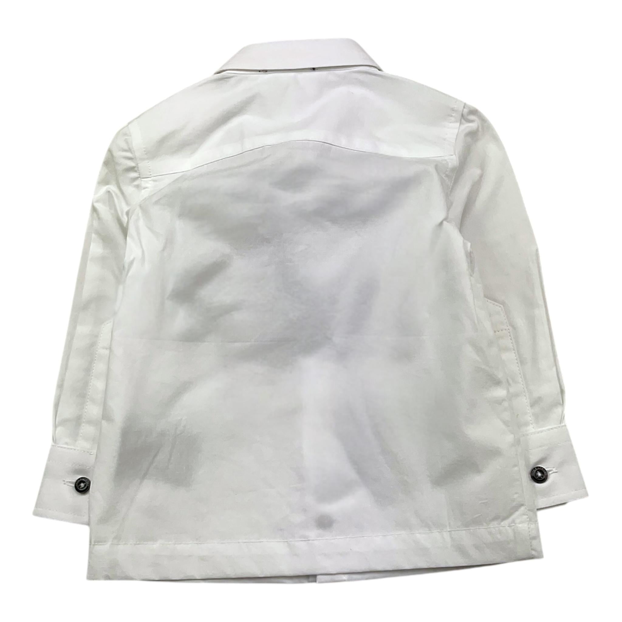JOHN RICHMOND camicia tinta unita con logo Bianco per Neonato RIA25063CA BIANCO JOHN RICHMOND