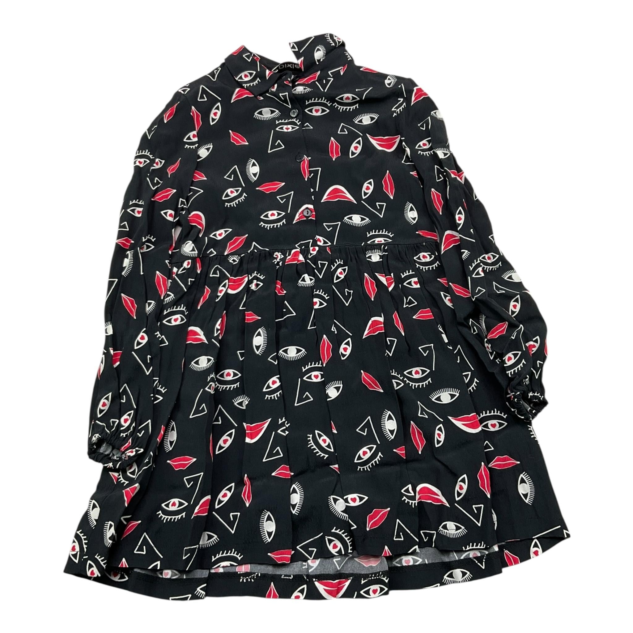 DIXIE abito manica lunga stampa fantasia Nero per Bambina AB40364G34 NERO DIXIE