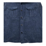 PAOLO PECORA camicia manica lunga in velluto Blu per Bambino PP4141 BLU PAOLO PECORA