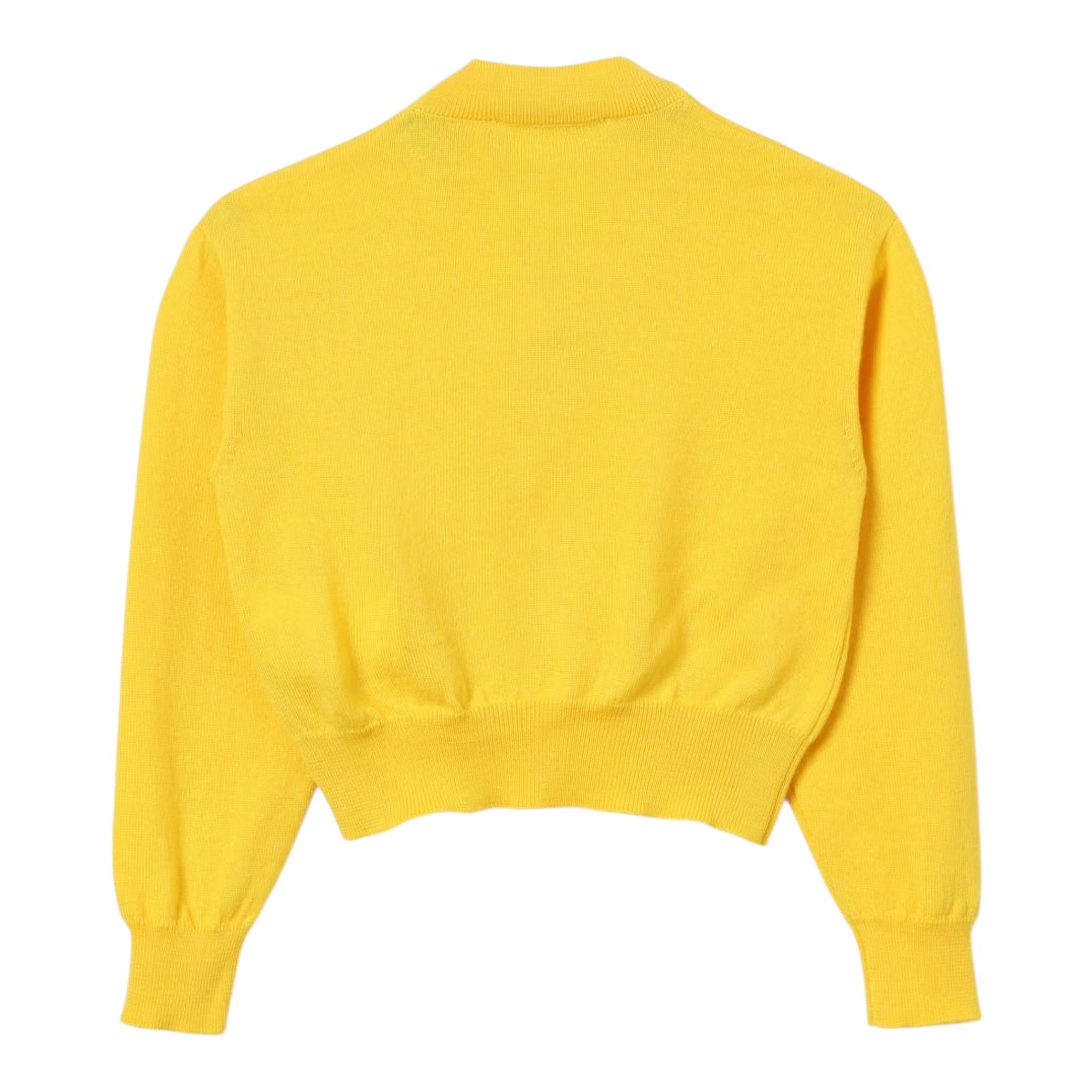 ELISABETTA FRANCHI maglia tinta unita scollo a zip Giallo per Bambina EFMA149X GIALLO ELISABETTA FRANCHI