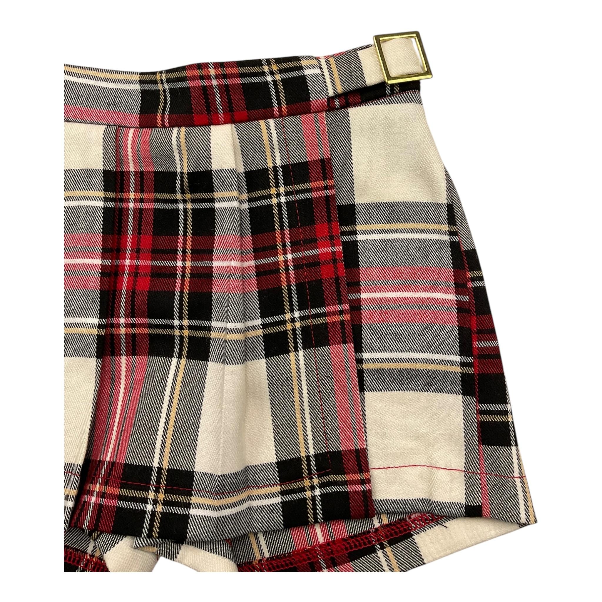 M+E' short stampa fantasia a quadri Rosso per Bambina UE1530J ROSSO M+E'