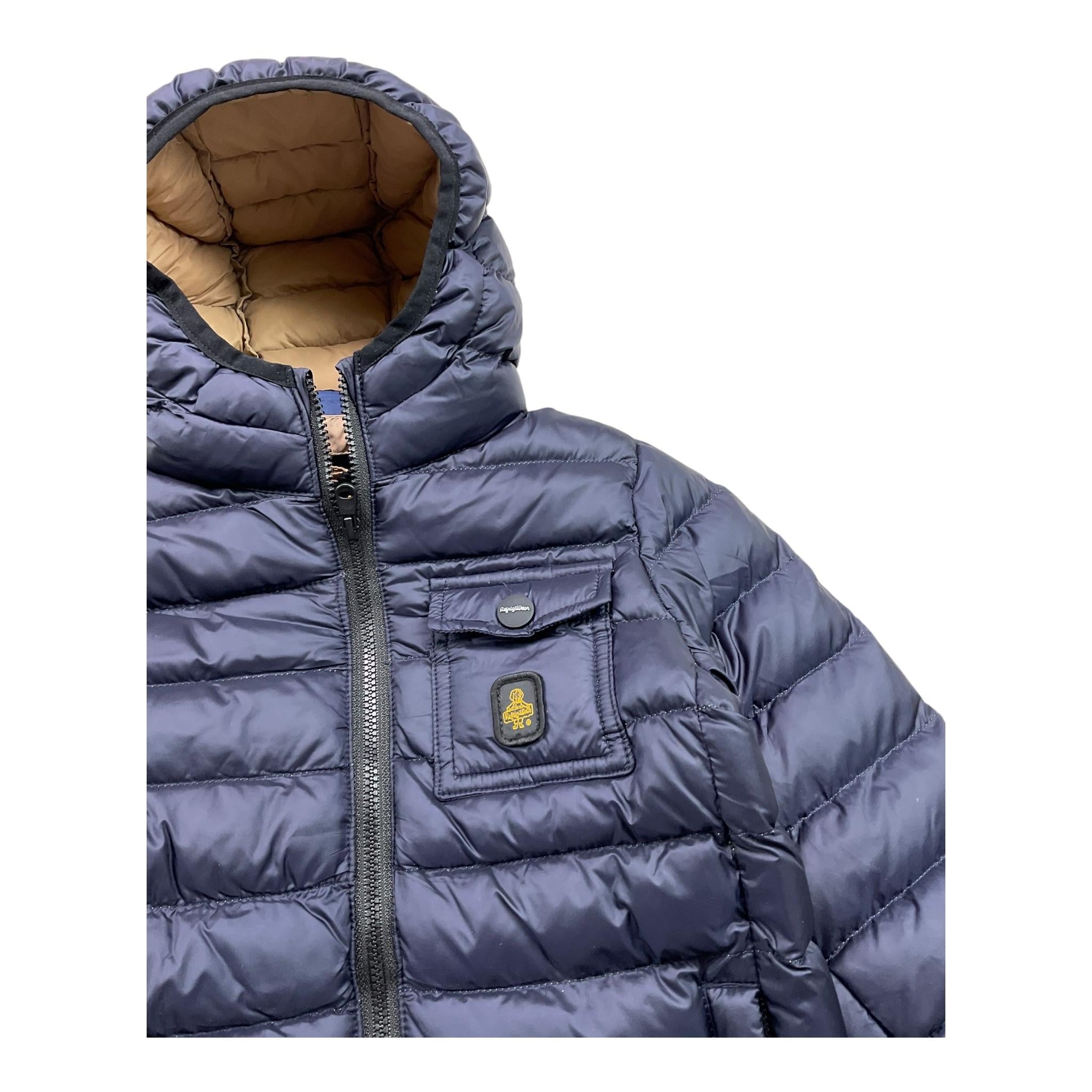 REFRIGIWEAR giubbino tinta unita con cappuccio Blu per Neonato RWN824 BLU REFRIGIWEAR