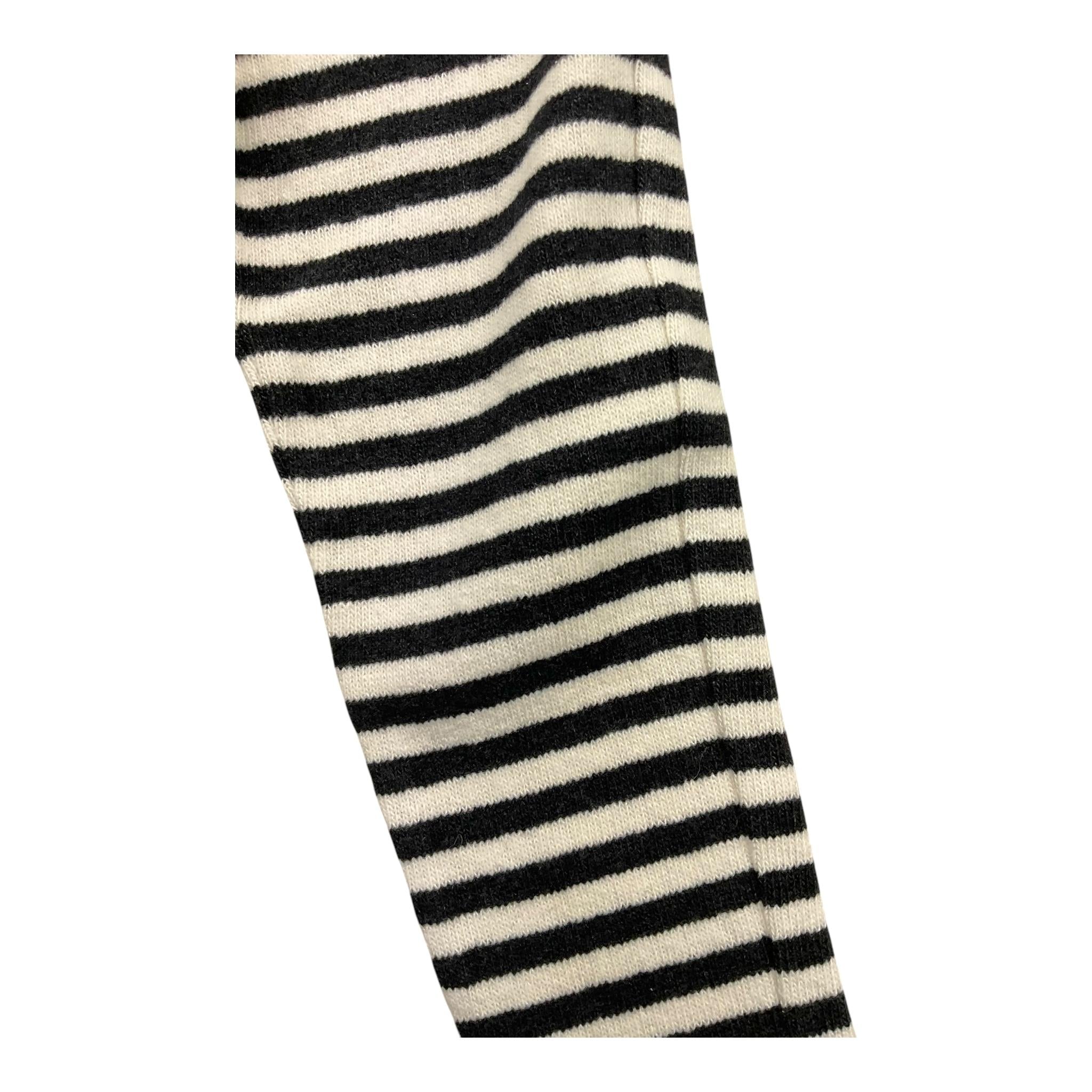 ZHOE & TOBIAH leggins bicolore con fantasia a righe Bianco/nero per Bambina KTT26 BIANCO/NERO ZHOE & TOBIAH