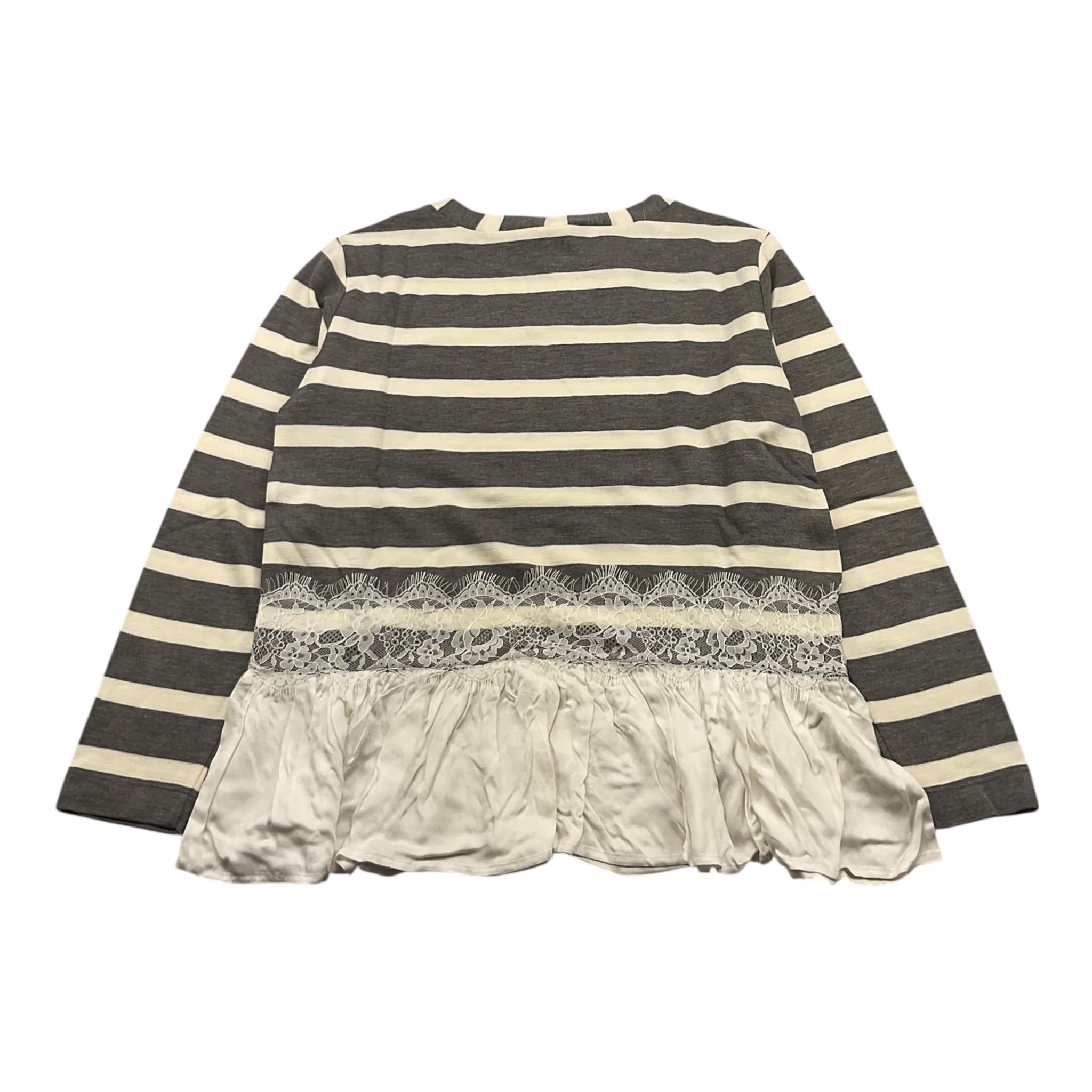 MONNALISA maglia fantasia a righe Bianco/grigio per Bambina 176605 BIANCO/GRIGIO MONNALISA
