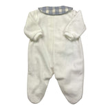 LA STUPENDERIA tutina tinta unita con stampa Bianco per Neonato TBTT03L03 BIANCO LA STUPENDERIA