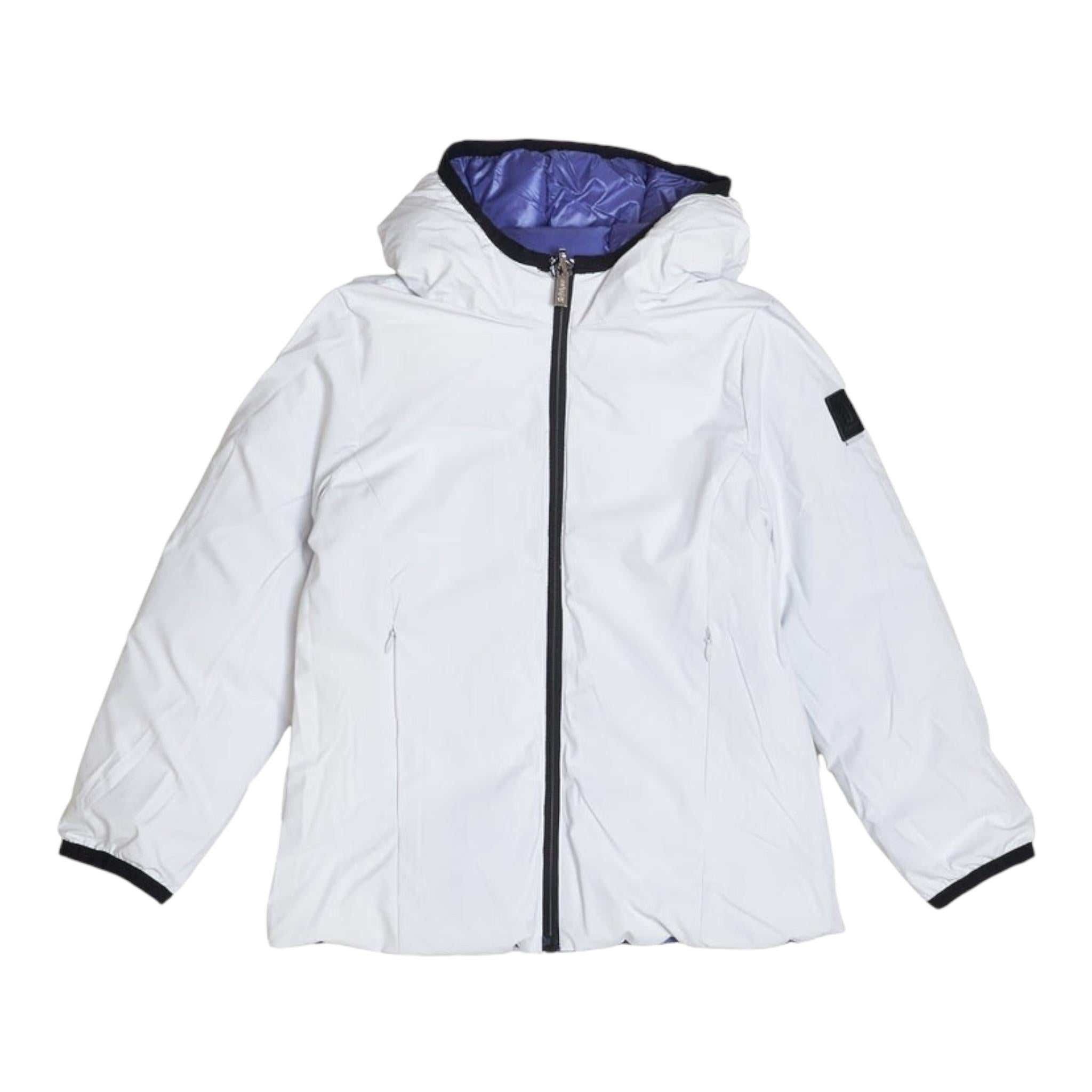 REFRIGUE giubbino reversibile bicolore cn cappuccio Bianco/lilla per Bambina 2841O00001 BIANCO/LILLA REFRIGUE