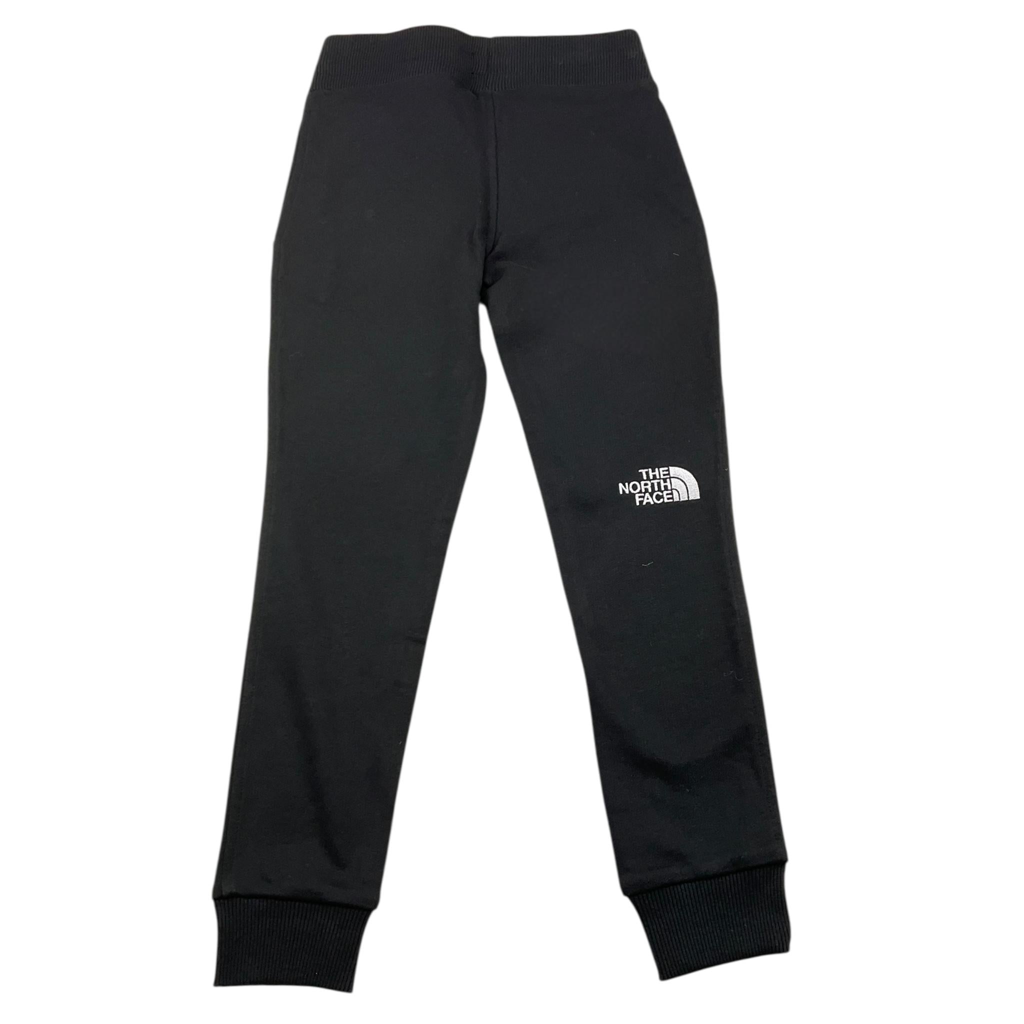 THE NORTH FACE pantalone tuta tinta unita con logo Nero per Bambino NF0A89SUJK3X NERO THE NORTH FACE
