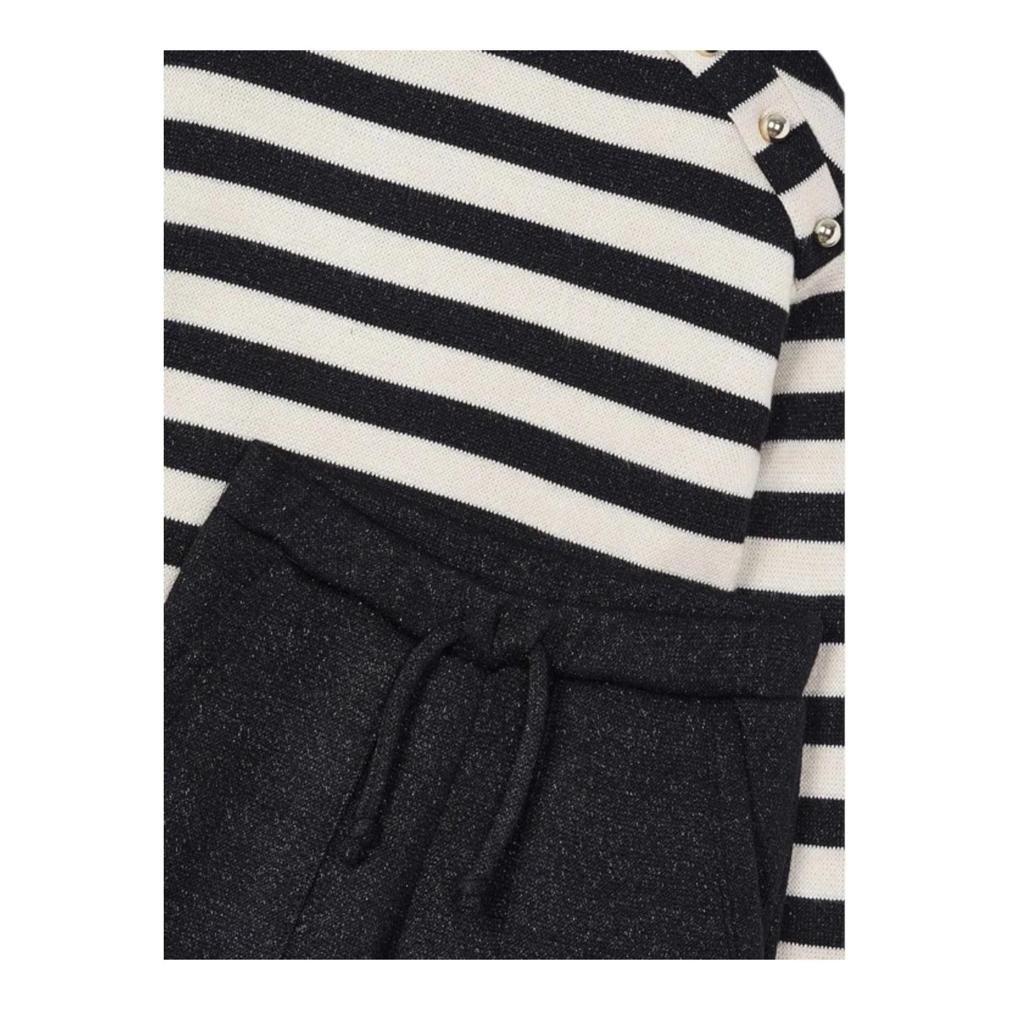 MAYORAL completo 2pz maglia-pantalone bicolore fantasia a righe Bianco/nero per Neonata 4554N BIANCO/NERO MAYORAL