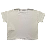 SUPERGA t-shirt girocollo tinta unita con logo Bianco per Bambina SA135 BIANCO SUPERGA