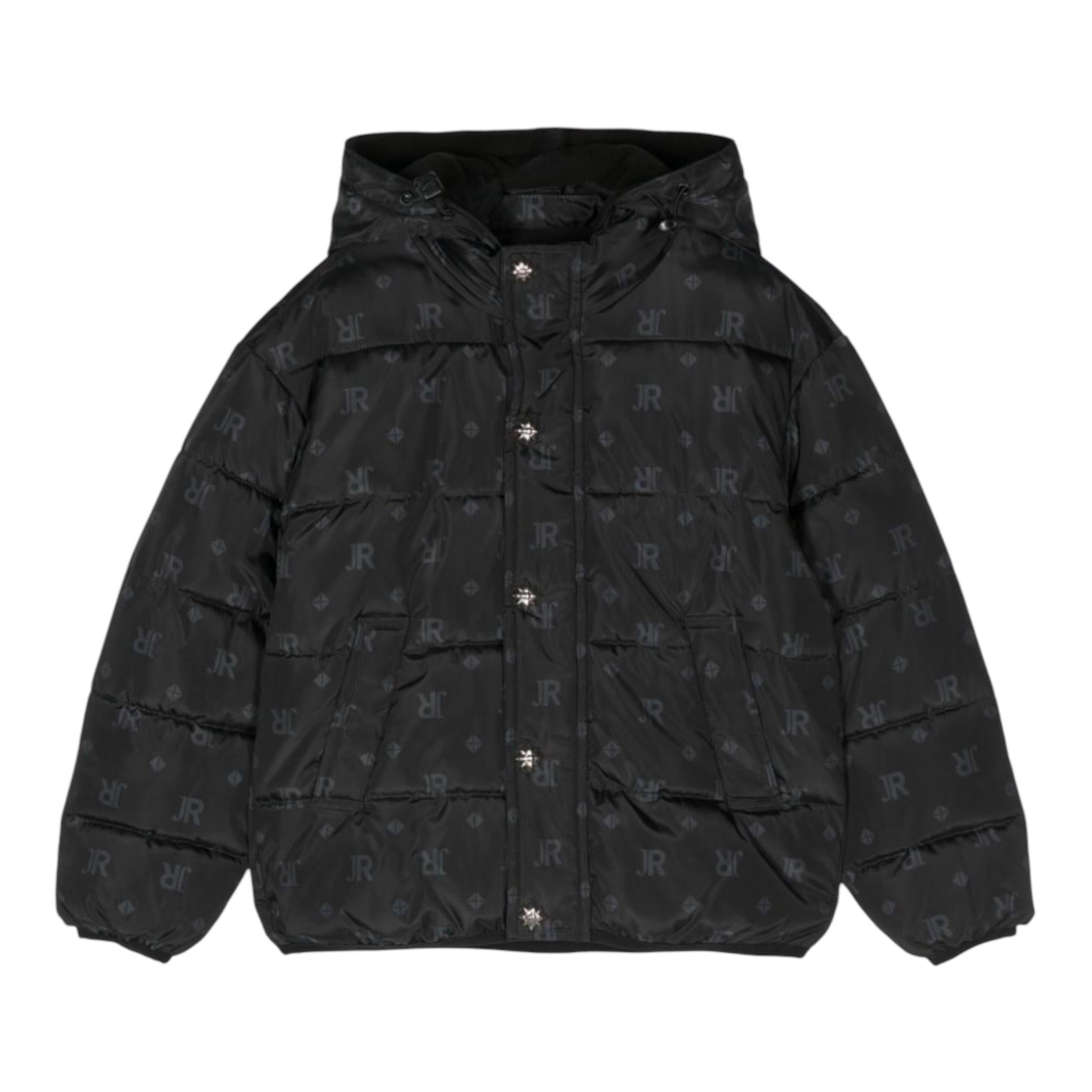 JOHN RICHMOND giubbino tinta unita con zip e cappuccio Nero per Bambino RBA24153PI NERO JOHN RICHMOND