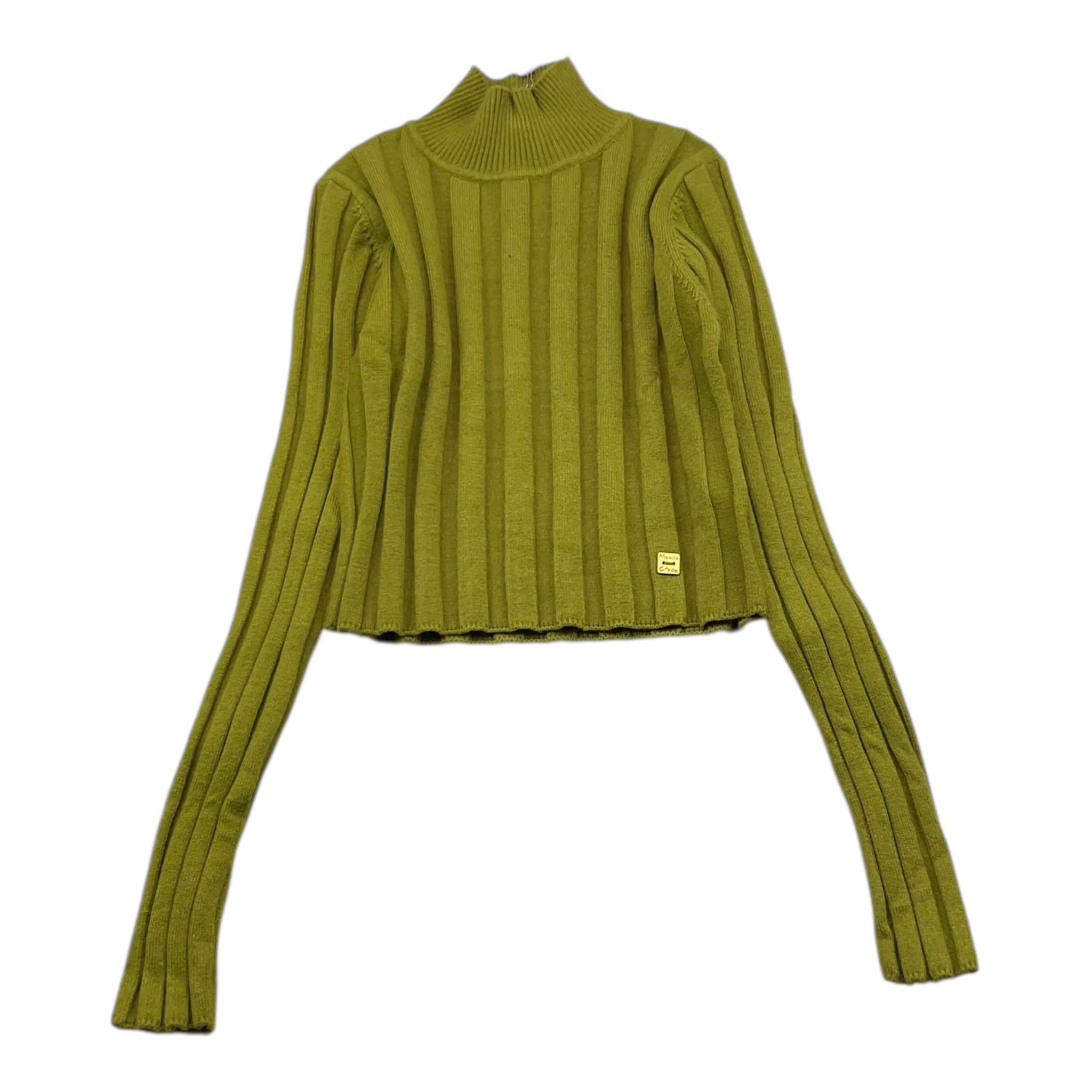 MANILA GRACE maglia collo alto tinta unita Verde per Bambina MFJF24M174 VERDE MANILA GRACE