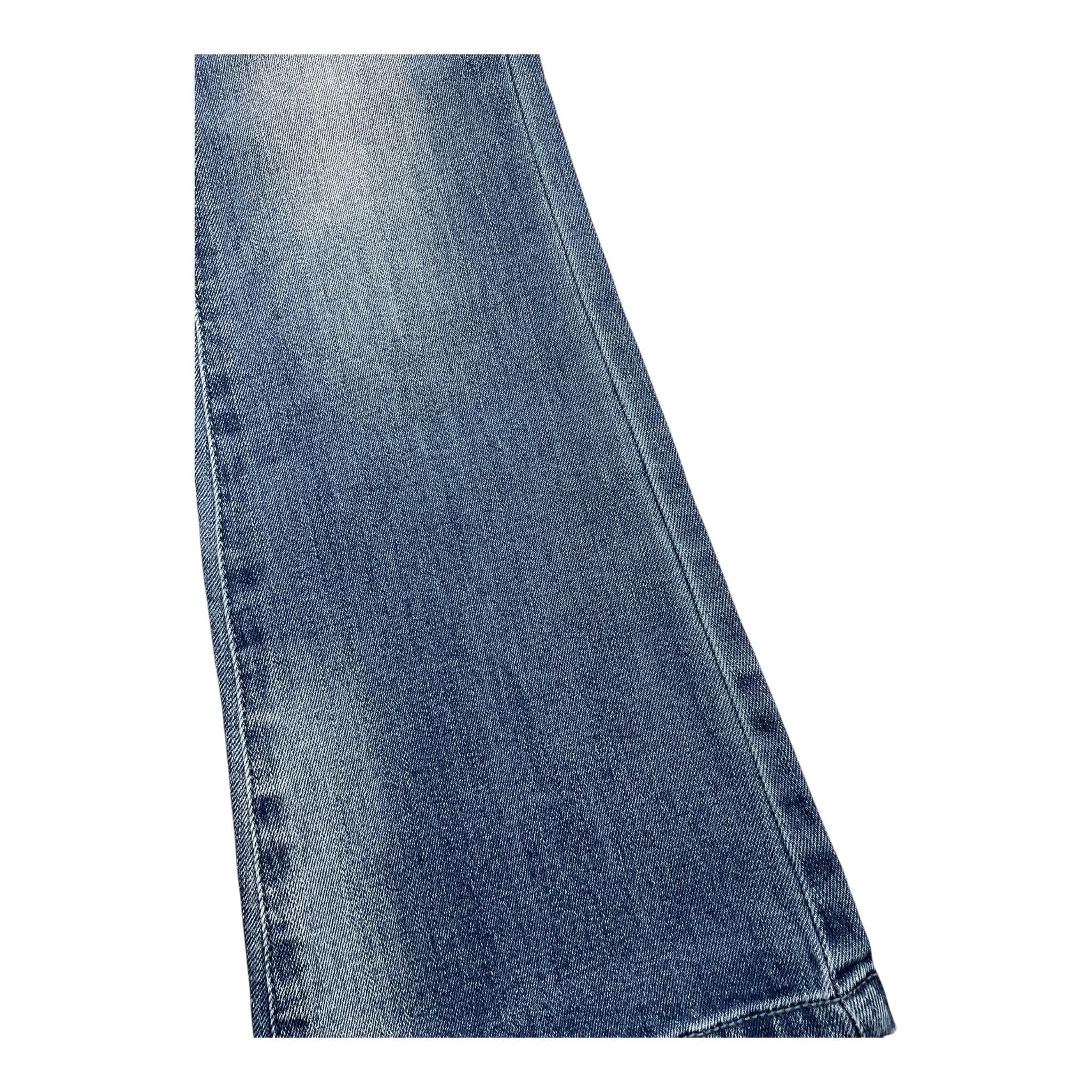 LIU JO jeans tinta unita modello a zampa Blu per Bambina GF4113 BLU LIU JO