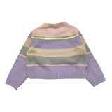 IL GUFO maglia tricolore girocollo fantasia a righe Multicolor per Bambina A24MA458EM109 MULTICOLOR IL GUFO