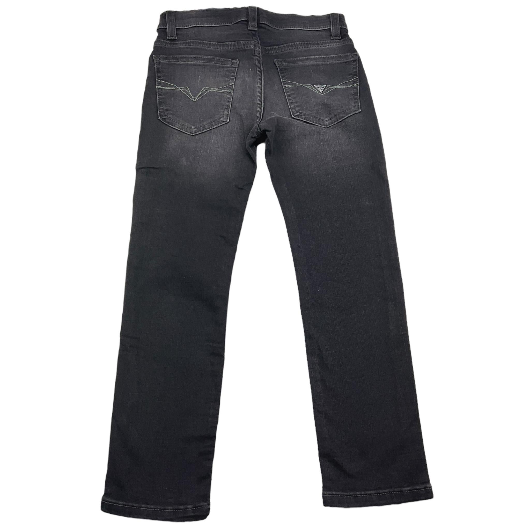 GUESS jeans tinta unita con girovita regolabile Nero per Bambino N4YA07DAKC0 NERO GUESS