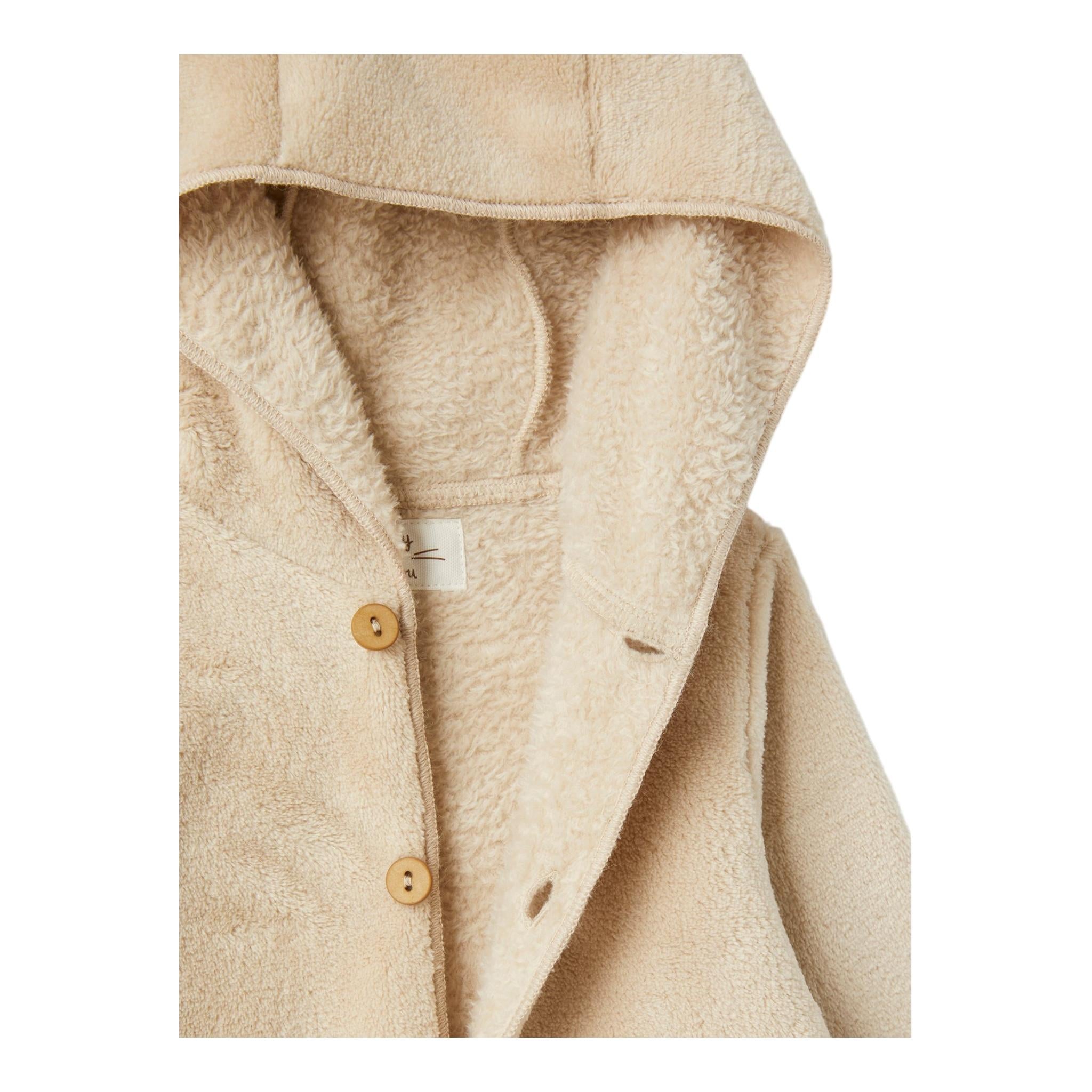 TEDDY E MINOU tutina manica lunga con cappuccio Beige per Neonato I24TU029PE022X BEIGE TEDDY E MINOU