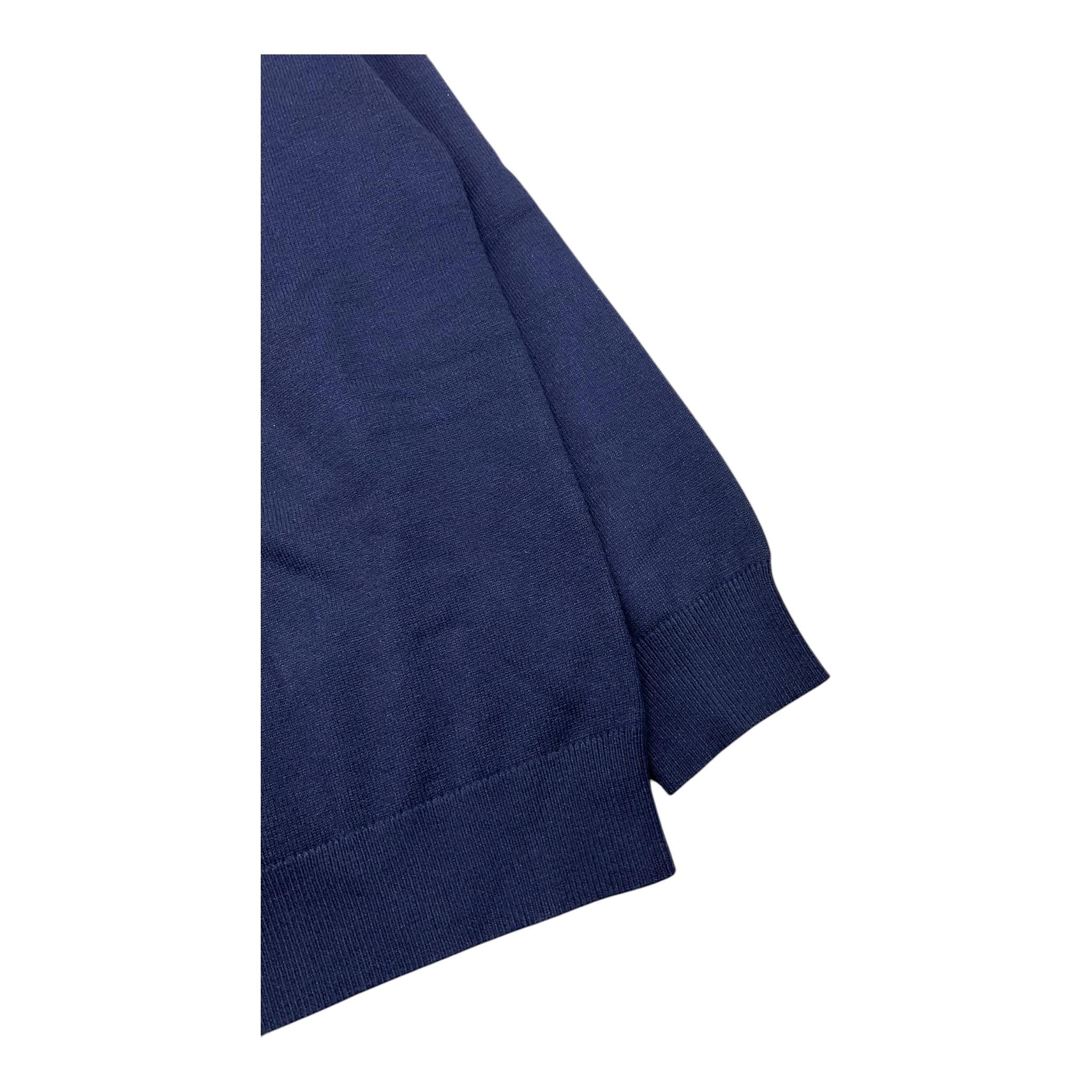 NEVER TOO maglia girocollo tinta unita Blu per Bambino NT1788R BLU NEVER TOO