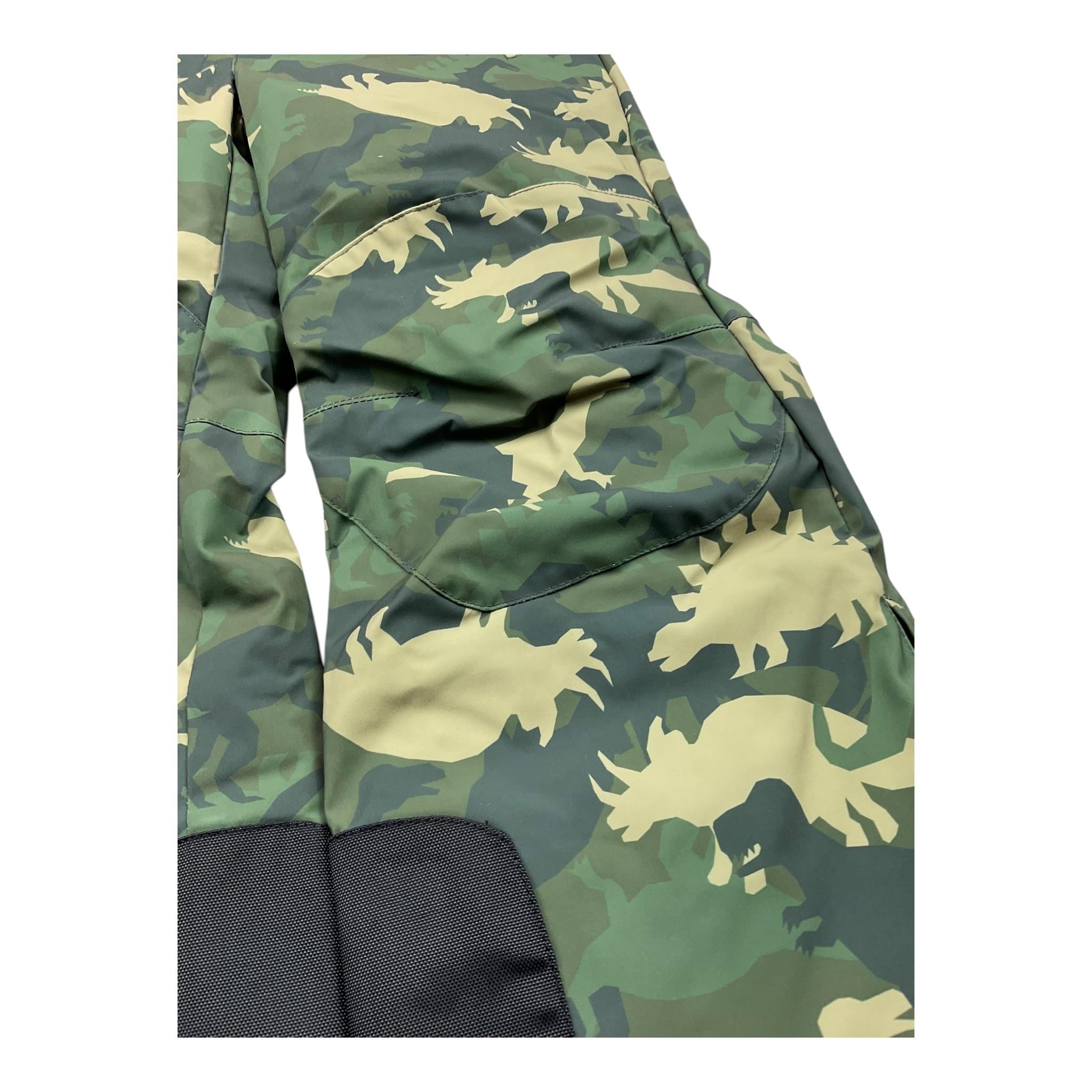 SAINT BARTH salopette da neve bicolore con fantasia militare Verde per Bambina OYM0001 VERDE SAINT BARTH