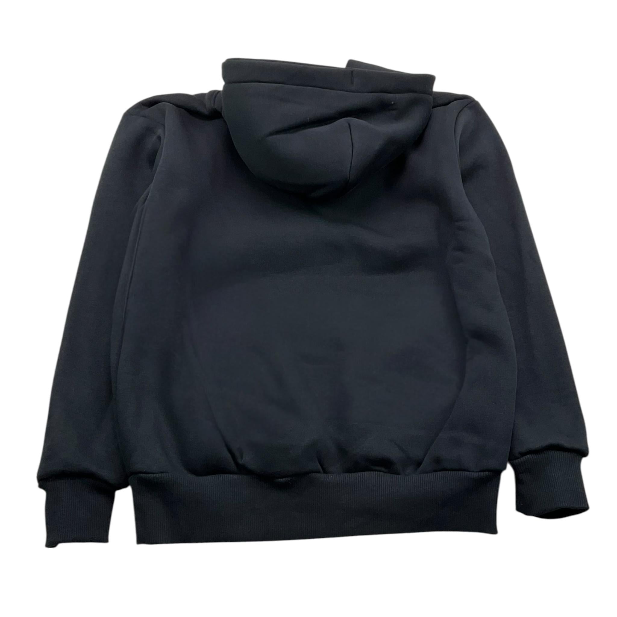 BRAND NAME felpa chiusa con cappuccio tinta unita Nero per Bambino BN1099S NERO BRAND NAME