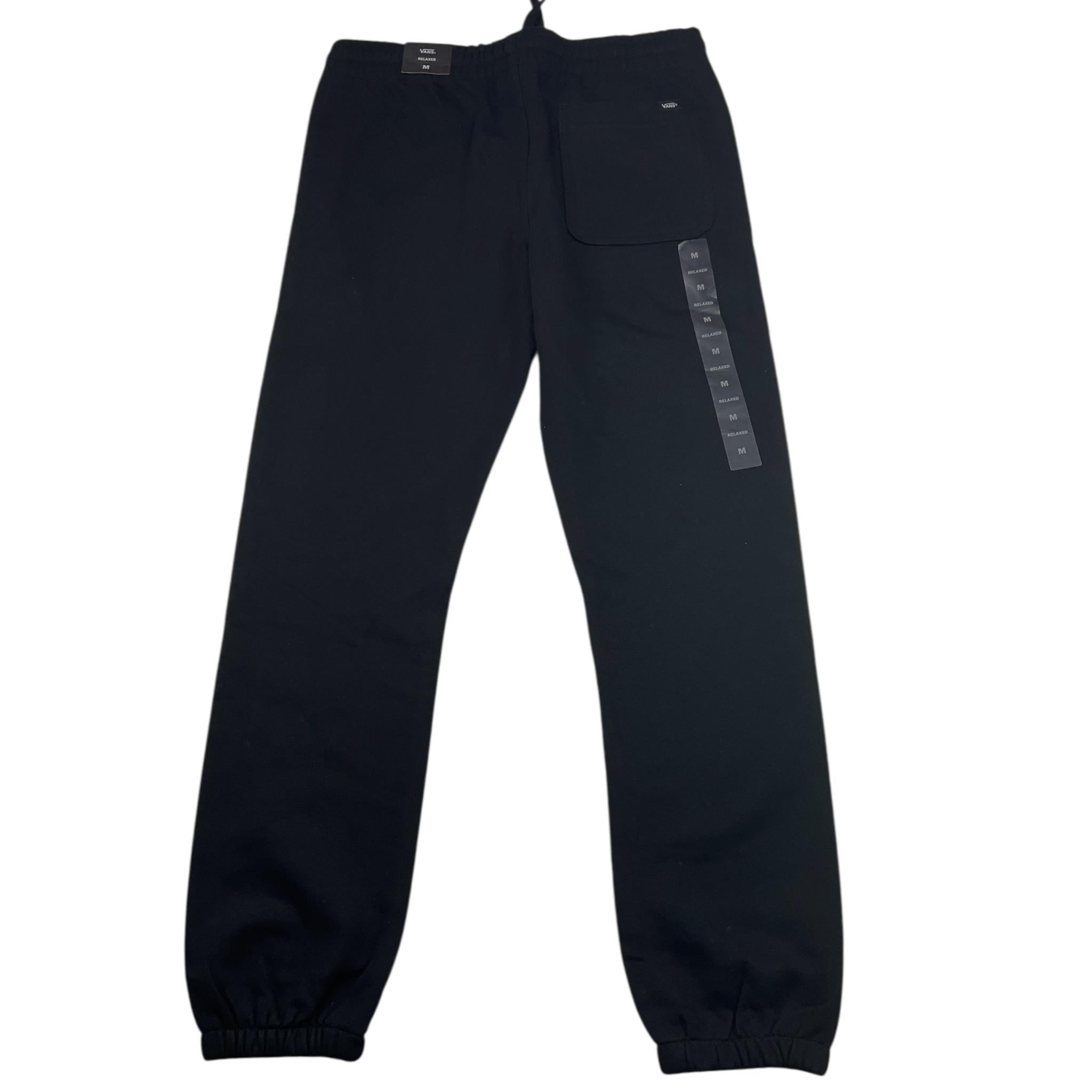 VANS pantalone tuta tinta unita con logo Nero per Bambino VN000JBABLKX NERO VANS