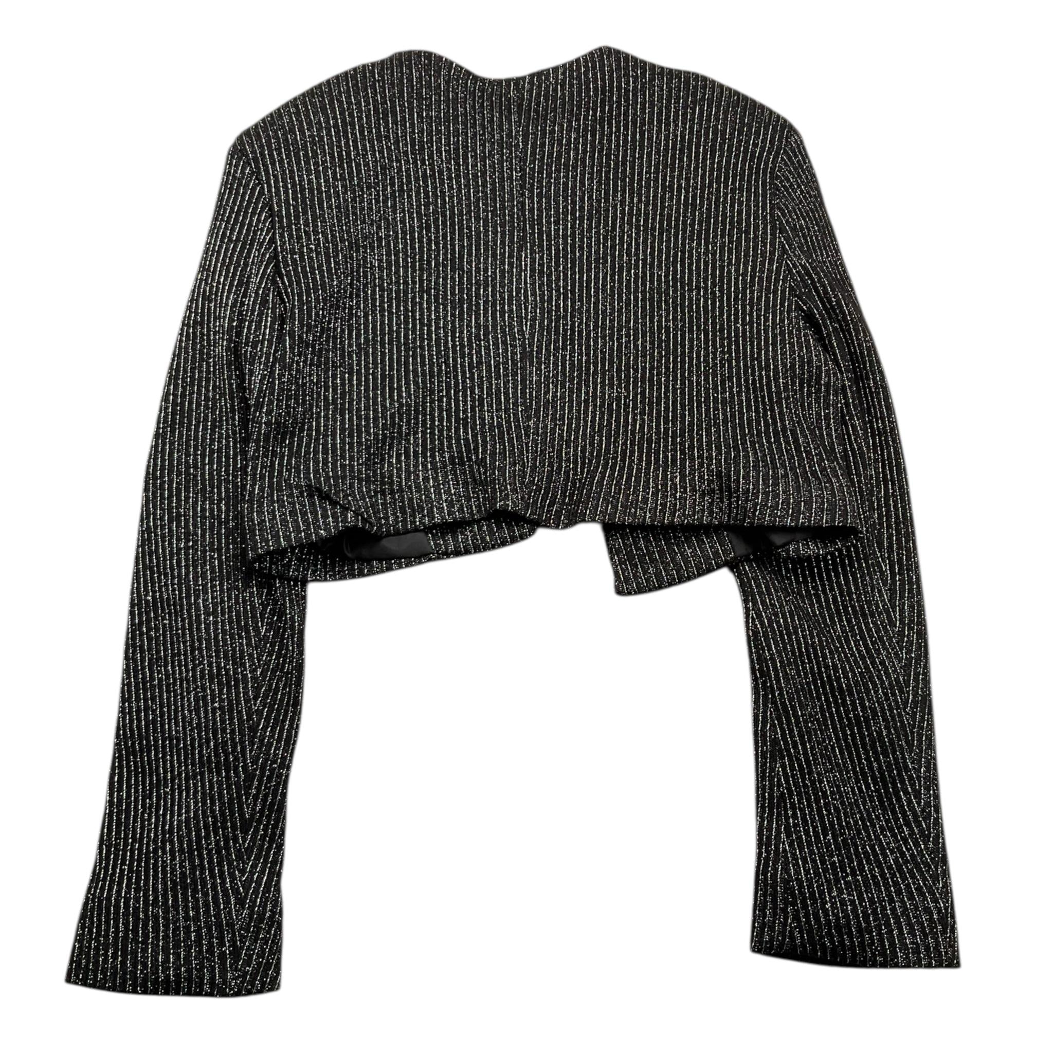 NAICE giacca tinta unita lurex Nero per Bambina 23631 NERO NAICE