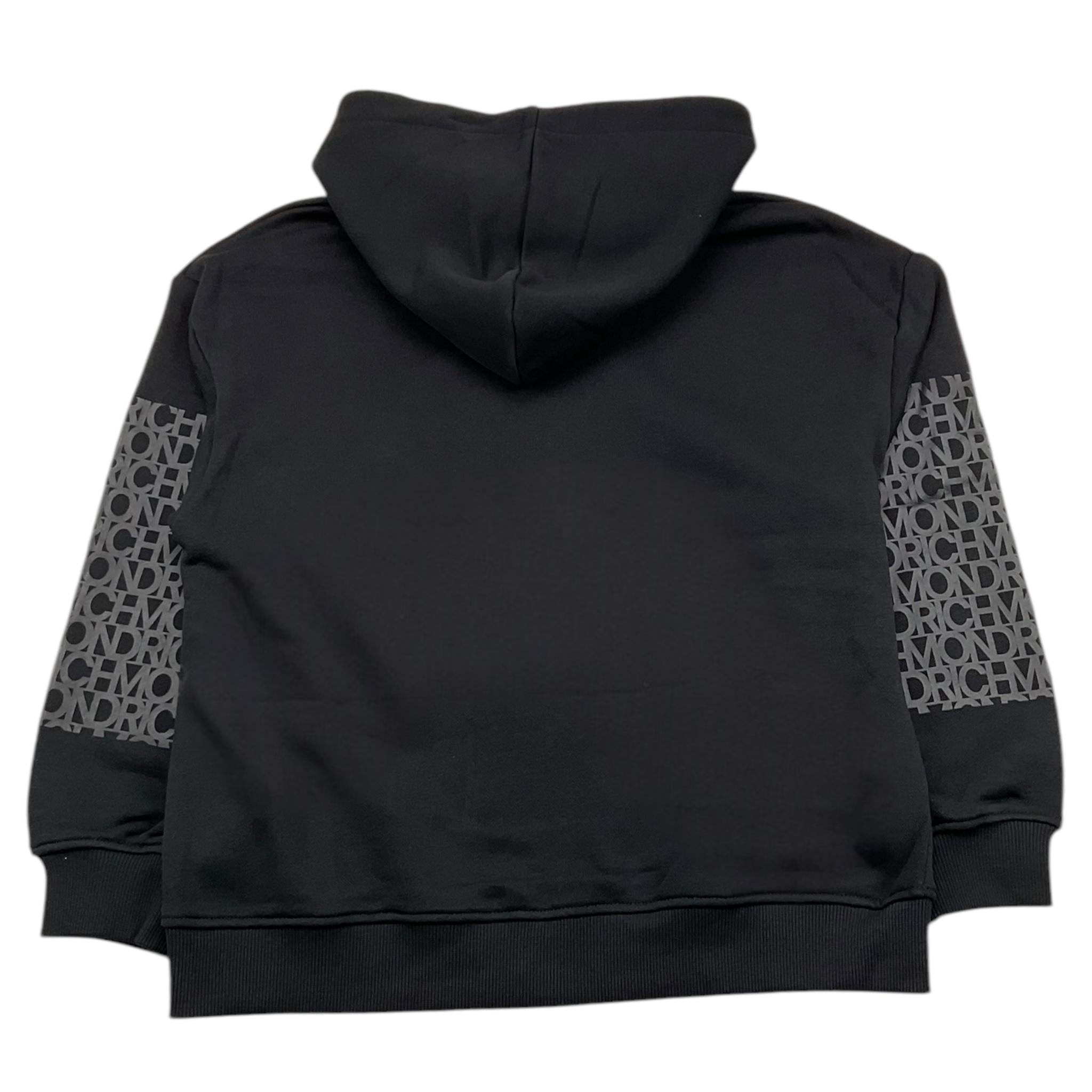 JOHN RICHMOND felpa con zip e cappuccio tinta unita con logo Nero per Bambino RBA25034FE NERO JOHN RICHMOND