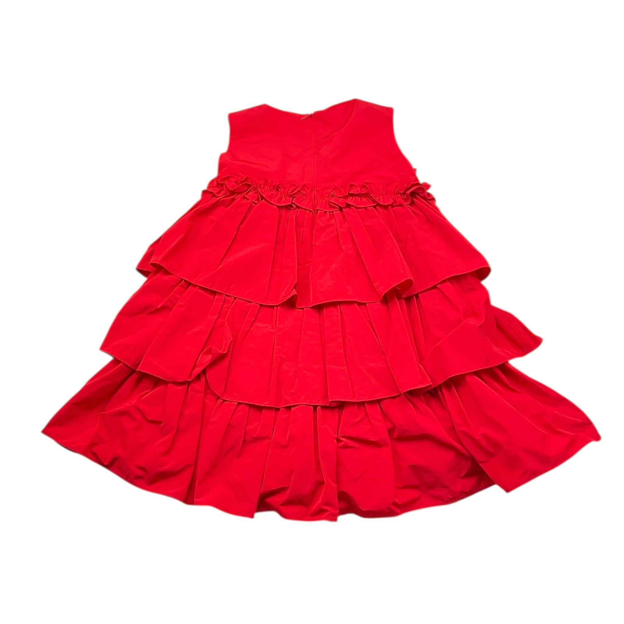 LIU JO abito giromanica tinta unita Rosso per Bambina KF3073J ROSSO LIU JO