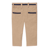 BOBOLI pantalone tinta unita in camoscio Beige per Neonato 719029 BEIGE BOBOLI