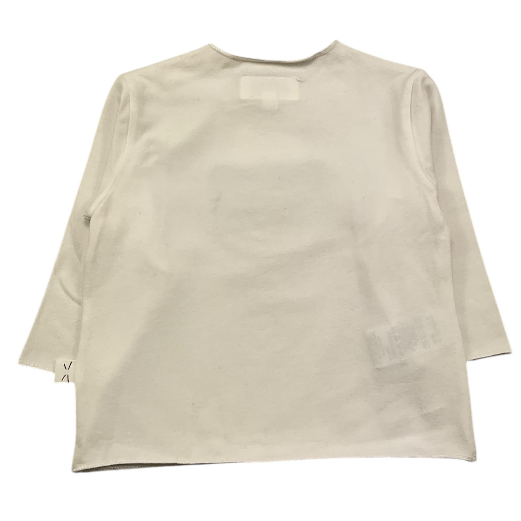 TEDDY E MINOU shirt tinta unitacn ricamo faccia gatto Panna per Neonato I22SH008M0115 PANNA TEDDY E MINOU