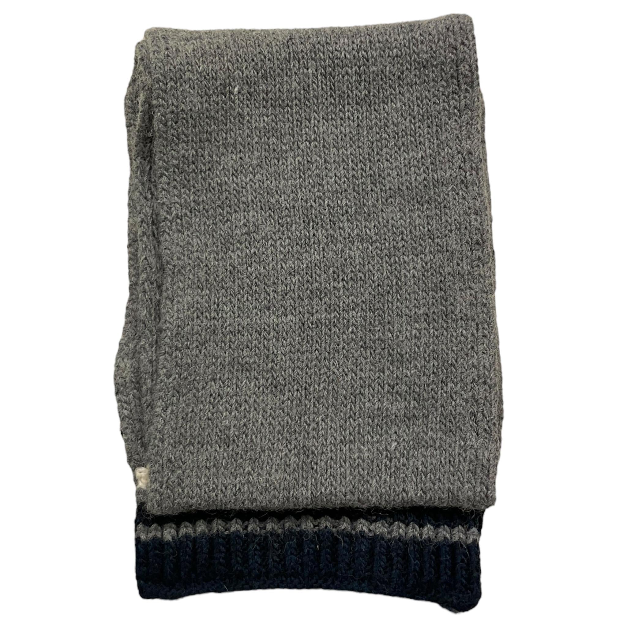 DOLCE & GABBANA sciarpa tinta unita con ricami Grigio per Neonato LB5069 GRIGIO DOLCE & GABBANA