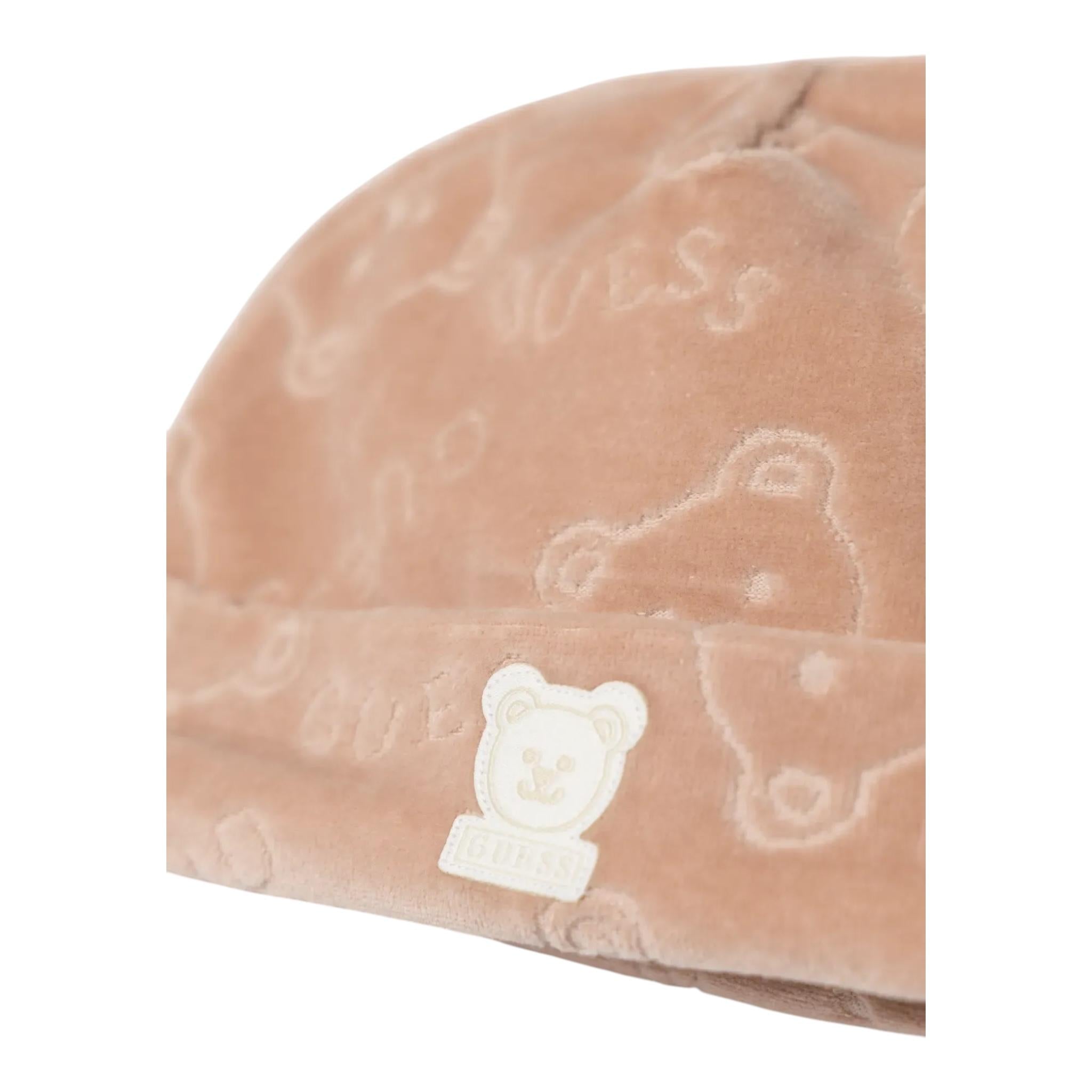 GUESS completo 2 pezzi body-pantalone-cappello Rosa per Neonata H4BW06KA6W4 ROSA GUESS