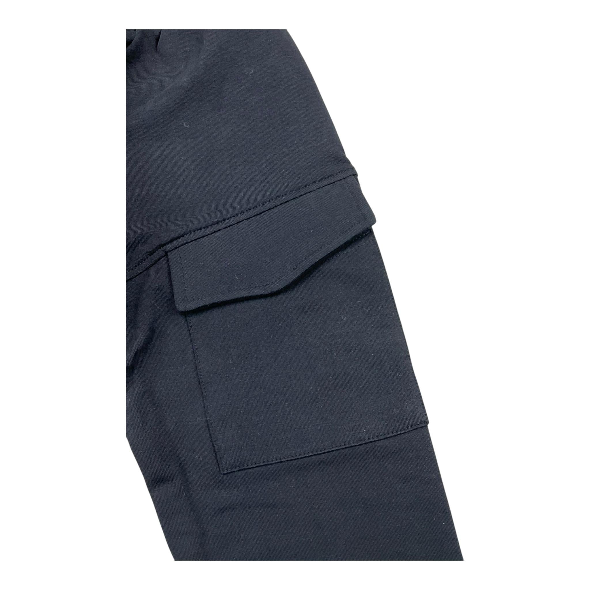 EMC pantalone tuta tinta unita con tasconi Nero per Bambino BZ7119 NERO EMC